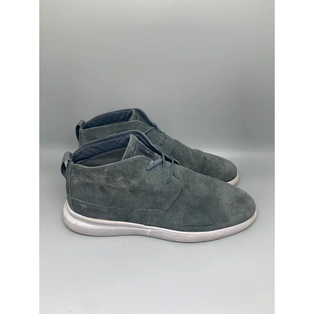 Johnnie-O Chill‎ Chukka Gray Suede Boots Men's Sz 12